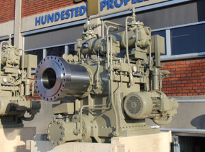 Controlled Pitch GearBox outside at the Hundested factory